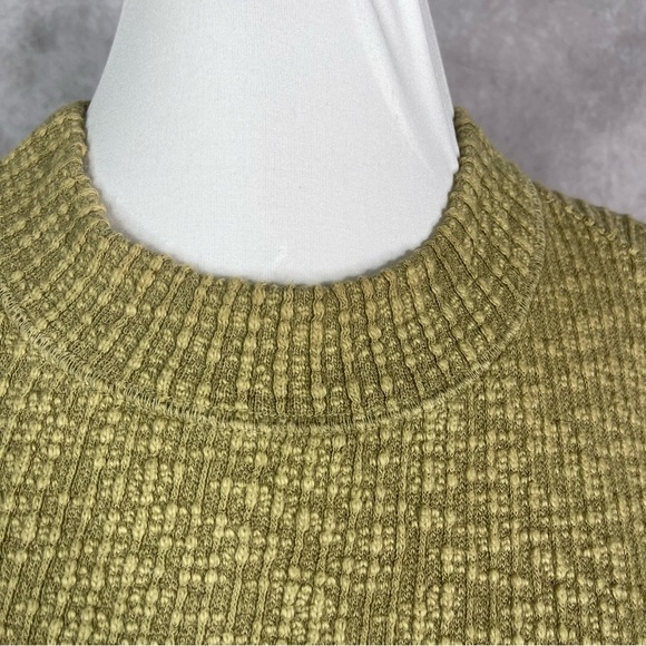 Free People FP Beach Gulfport Pullover Tie Waist Sweater In Green Women's Sz S - Picture 3 of 9